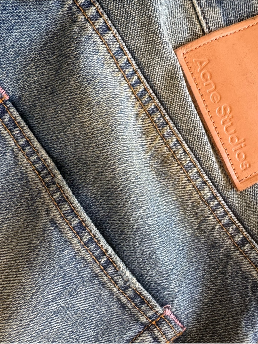 Acne Men’s Light Blue Baggy Denim Jeans